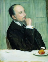 Портрет Е.Е. Лансере (Б.М. Кустодиев, 1913 г.)
