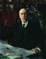 Портрет Н.К. фон Мекка (Б.М. Кустодиев, 1913 г.)