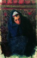 Женский портрет (Б. Кустодиев)