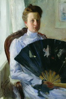 Портрет А.Н. Протасовой (Б.М. Кустодиев, 1900 г.)