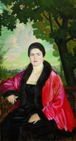Портрет М.В. Шаляпиной (Б.М. Кустодиев, 1919 г.)