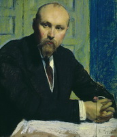 Портрет Н.К. Рериха (Б.М. Кустодиев, 1913 г.)