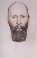Портрет П.И. Нерадовского (Б.М. Кустодиев, 1922 г.)