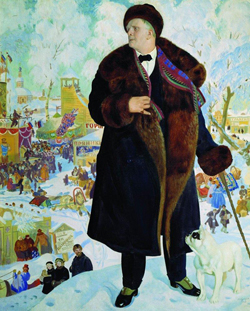 Портрет Ф.И. Шаляпина (Б. Кустодиев, 1922 г.)